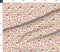 Mexican Sweet Bakery Small Scale White Background Pastel Colors Kawaii Shells Food Mexico Pink Cookies Custom Printed Fabric by Spoonflower Various Fabrics by the Yard or Fat Quarter